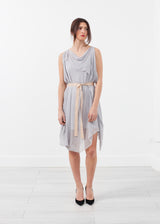 Chiffon Draped Dress
